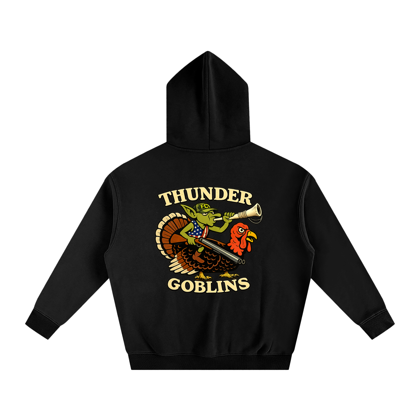 THUNDER GOBLIN: Limited Edition Oversize Fleeced Hoodie